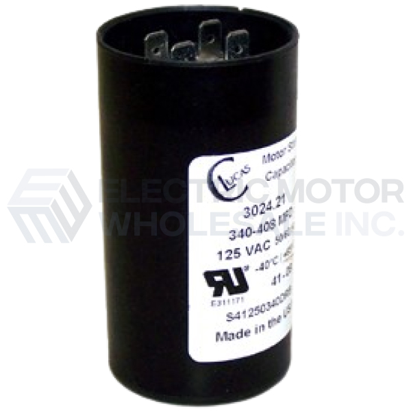 Image for 003062.34 LEESON Start Capacitor 161-193MFD 165VAC